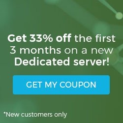 Get 33% off the first 3 months on a new Dedicated server!